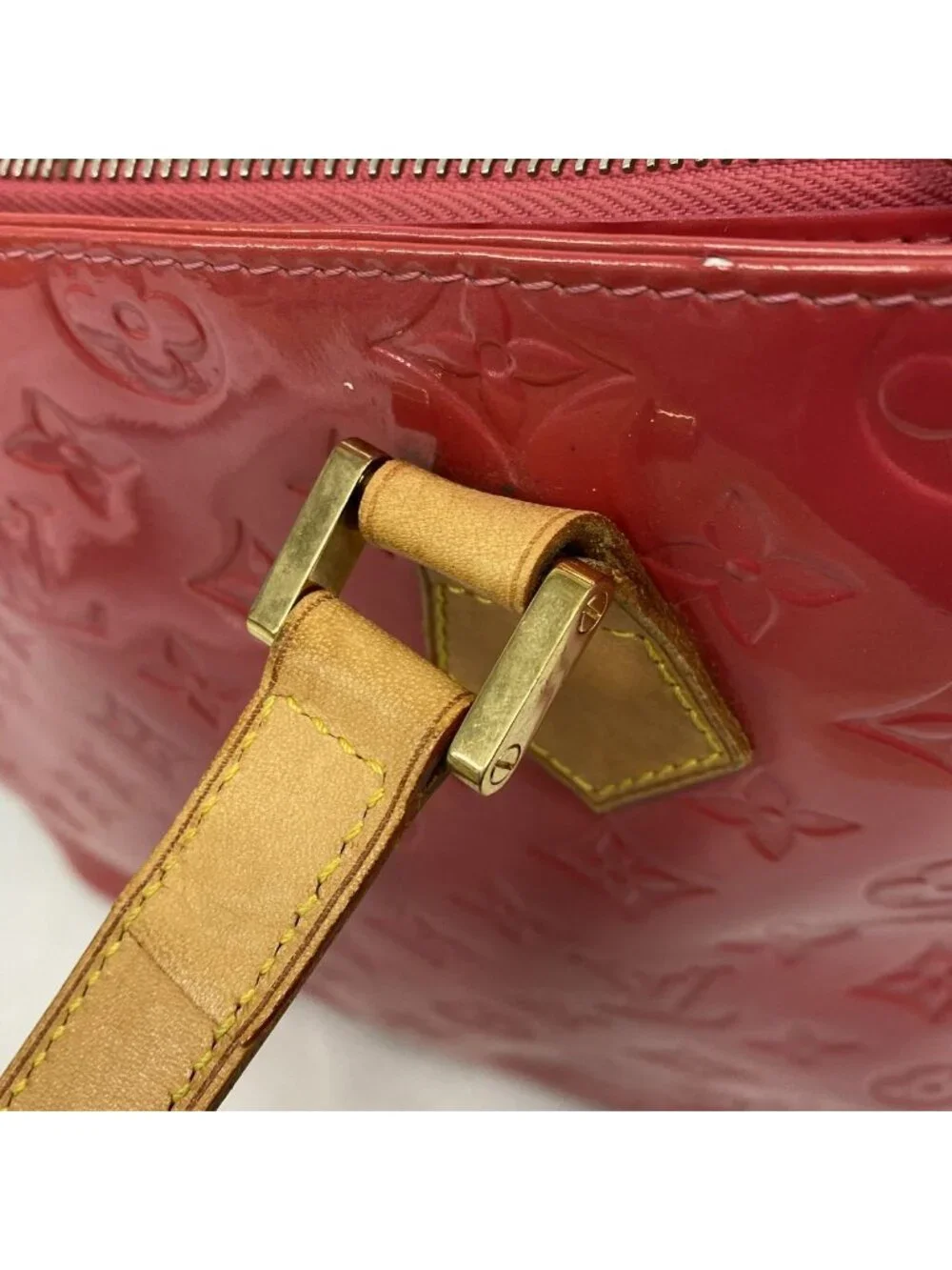 Louis Vuitton Tote Bag Vernis Houston Framboise